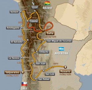 Recorrido Dakar 2014
