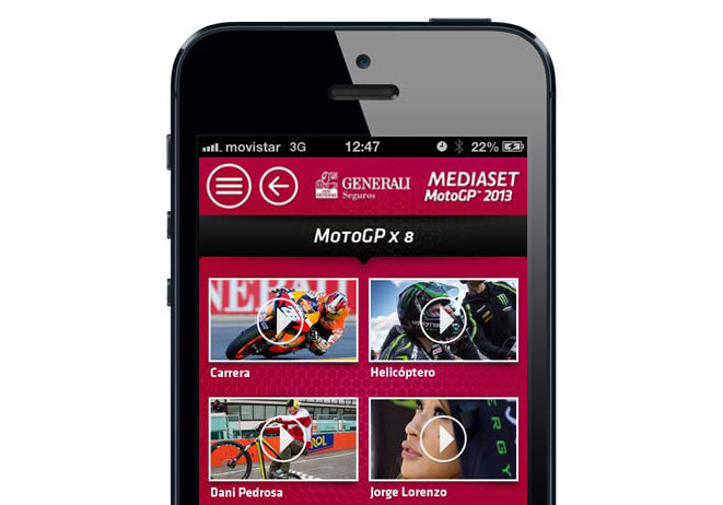 La aplicación Generali MotoGP, medalla de bronce en los Premios ÑH de diseño ‘online’